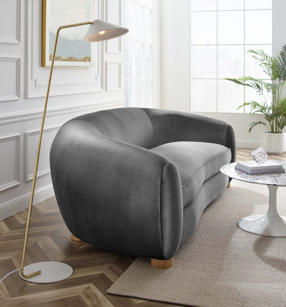Modway Abundant Performance Velvet Sofa - EEI-4970 | Sofas | Modishstore - 2