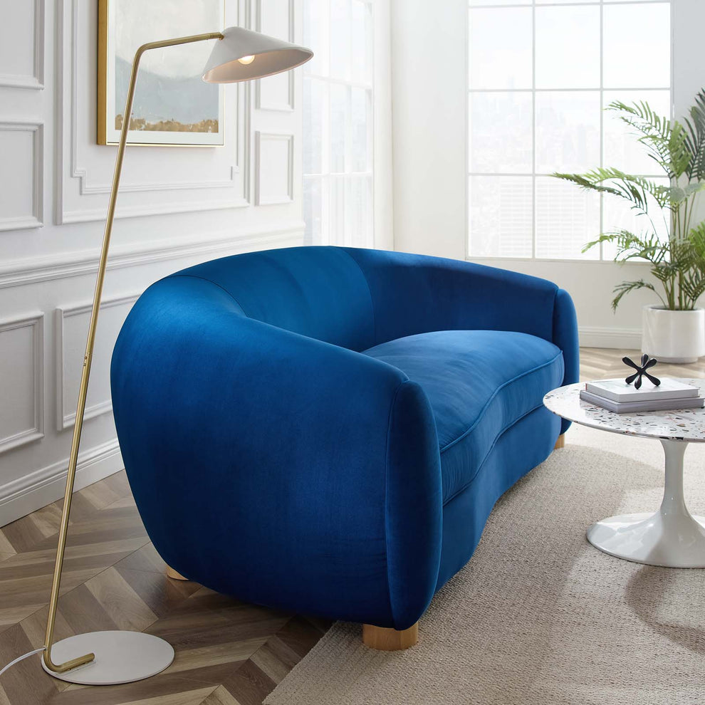 Modway Abundant Performance Velvet Sofa - EEI-4970 | Sofas | Modishstore - 6