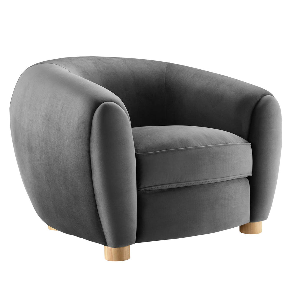 Modway Abundant Performance Velvet Armchair - EEI-4971 | Armchairs | Modishstore - 2