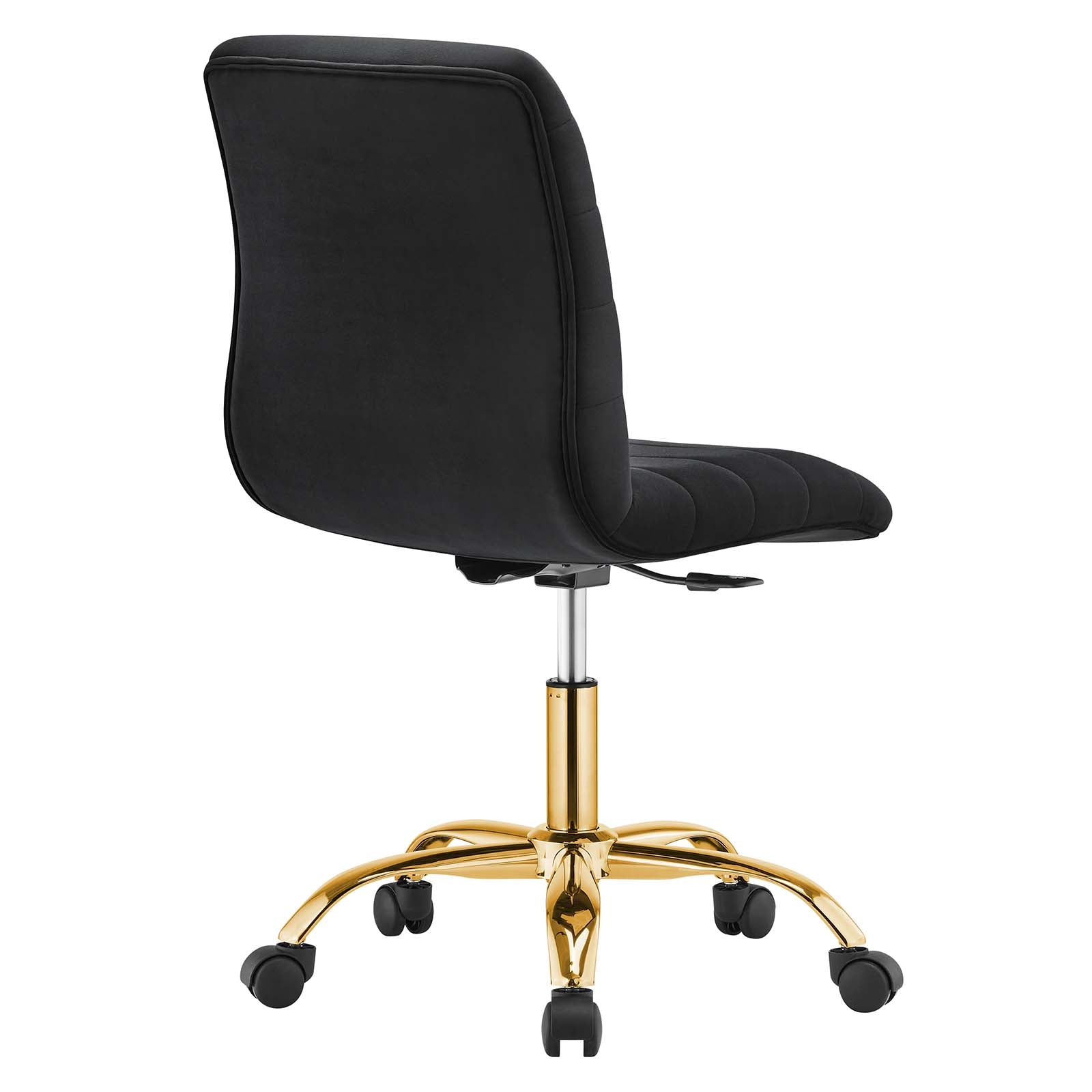 Ripple Armless Performance Velvet Office Chair By Modway - EEI-4972 | Office Chairs | Modishstore - 4