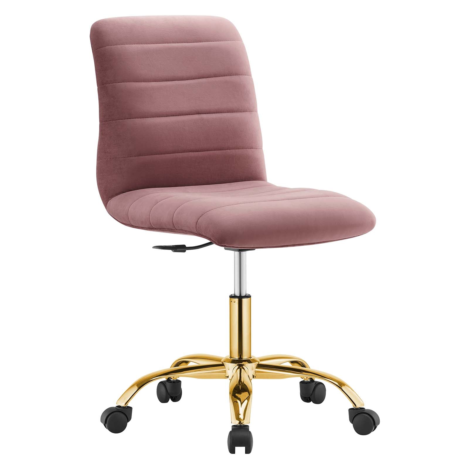 Ripple Armless Performance Velvet Office Chair By Modway - EEI-4972 | Office Chairs | Modishstore - 9