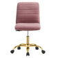Ripple Armless Performance Velvet Office Chair By Modway - EEI-4972 | Office Chairs | Modishstore - 12