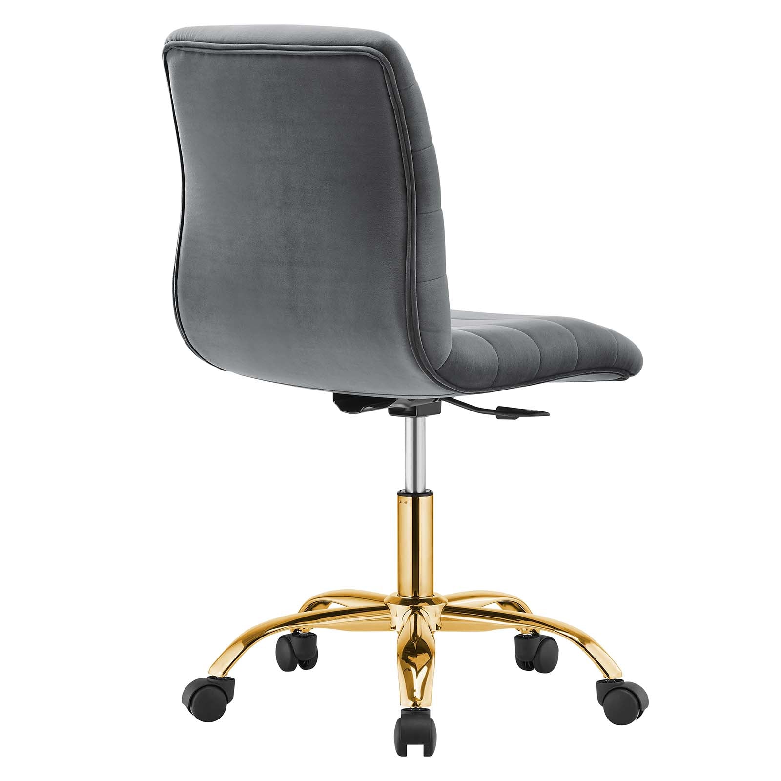 Ripple Armless Performance Velvet Office Chair By Modway - EEI-4972 | Office Chairs | Modishstore - 19