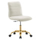 Ripple Armless Performance Velvet Office Chair By Modway - EEI-4972 | Office Chairs | Modishstore - 25