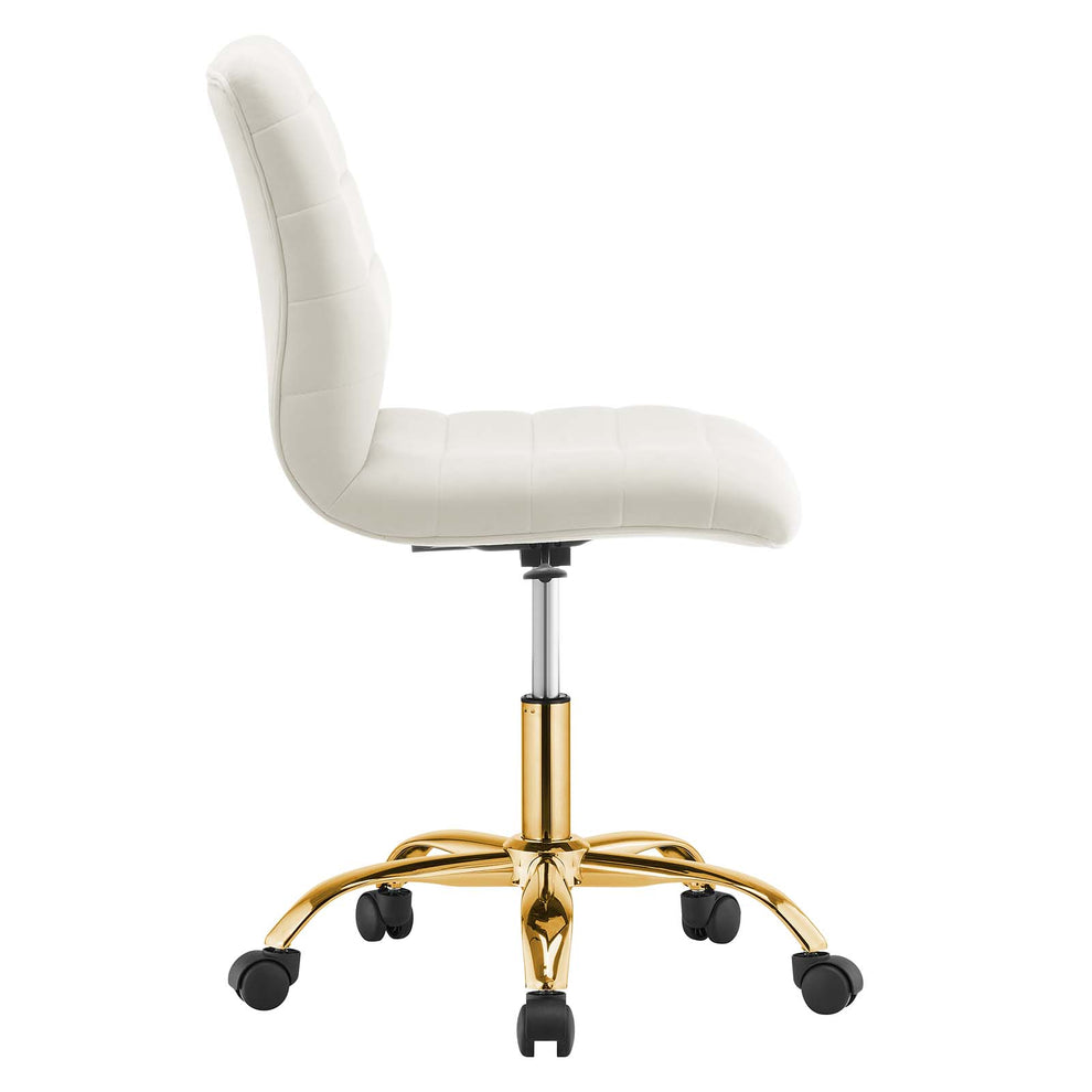Ripple Armless Performance Velvet Office Chair By Modway - EEI-4972 | Office Chairs | Modishstore - 26