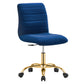 Ripple Armless Performance Velvet Office Chair By Modway - EEI-4972 | Office Chairs | Modishstore - 33