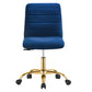 Ripple Armless Performance Velvet Office Chair By Modway - EEI-4972 | Office Chairs | Modishstore - 36