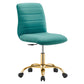 Ripple Armless Performance Velvet Office Chair By Modway - EEI-4972 | Office Chairs | Modishstore - 41