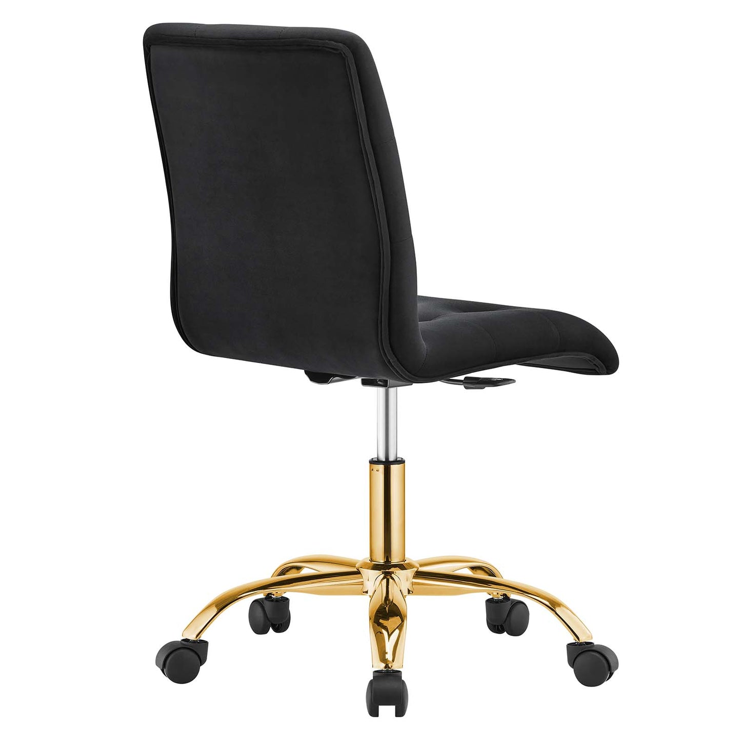 Prim Armless Performance Velvet Office Chair By Modway - EEI-4973 | Office Chairs | Modishstore - 4