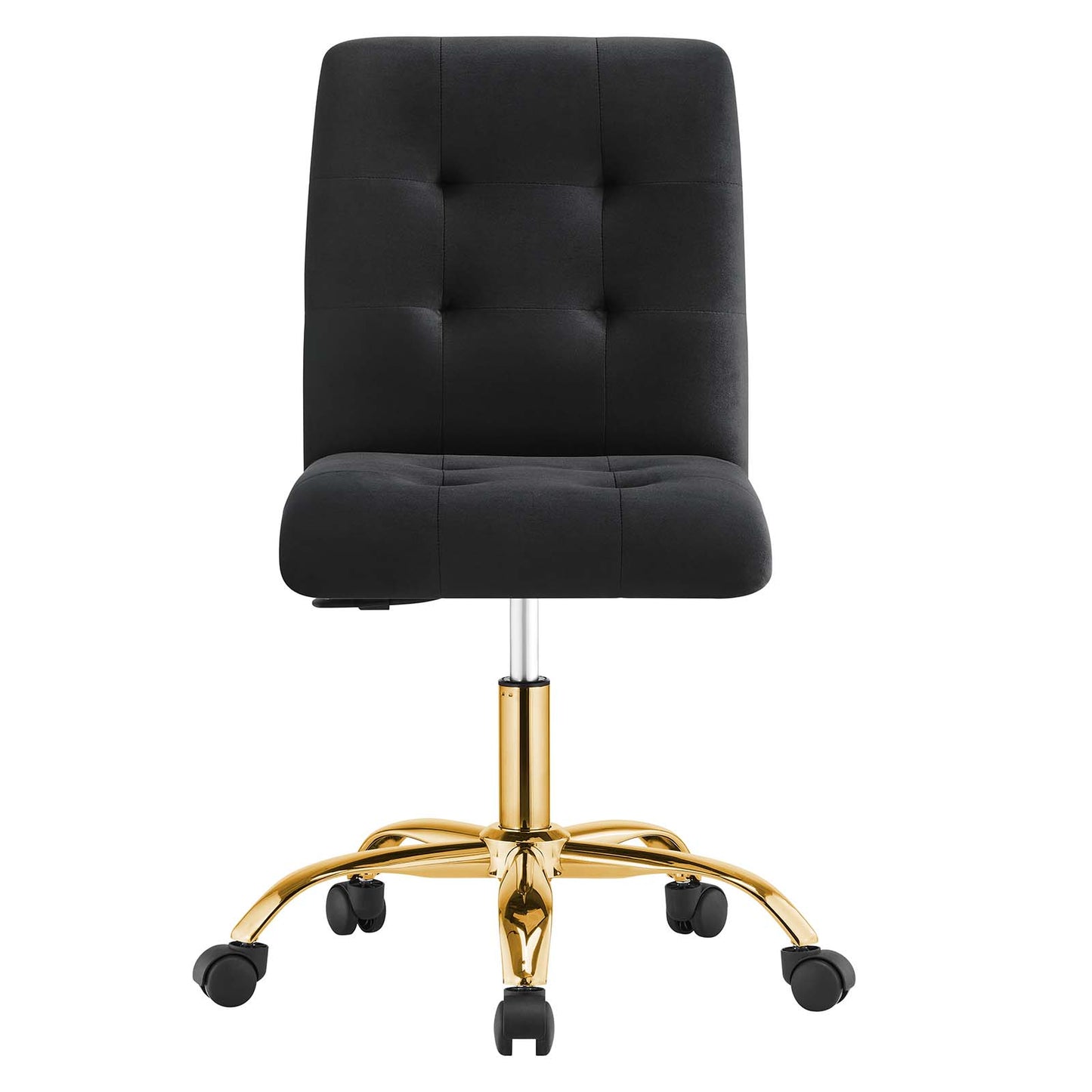 Prim Armless Performance Velvet Office Chair By Modway - EEI-4973 | Office Chairs | Modishstore - 5