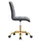 Prim Armless Performance Velvet Office Chair By Modway - EEI-4973 | Office Chairs | Modishstore - 18