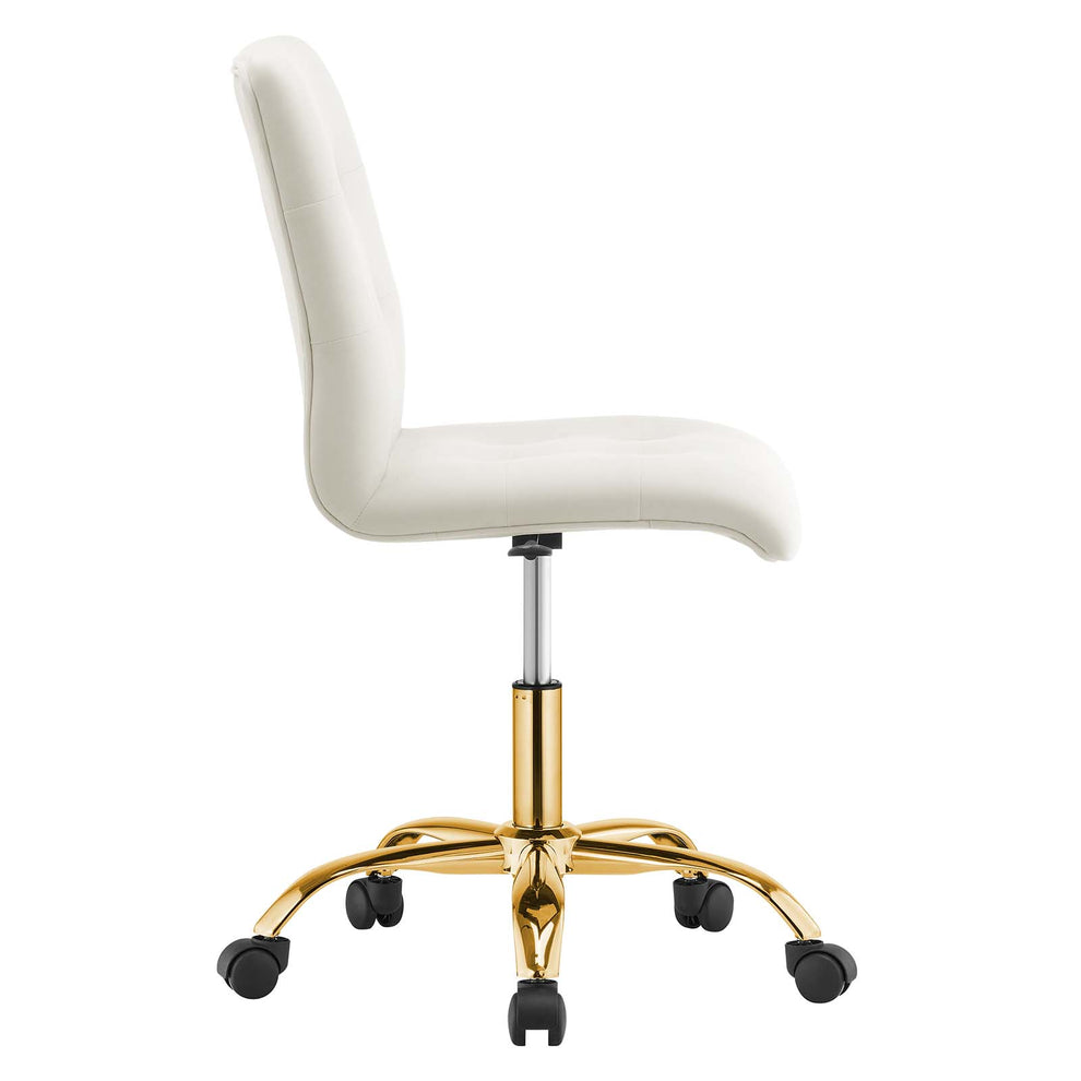 Prim Armless Performance Velvet Office Chair By Modway - EEI-4973 | Office Chairs | Modishstore - 26