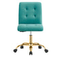 Prim Armless Performance Velvet Office Chair By Modway - EEI-4973 | Office Chairs | Modishstore - 44
