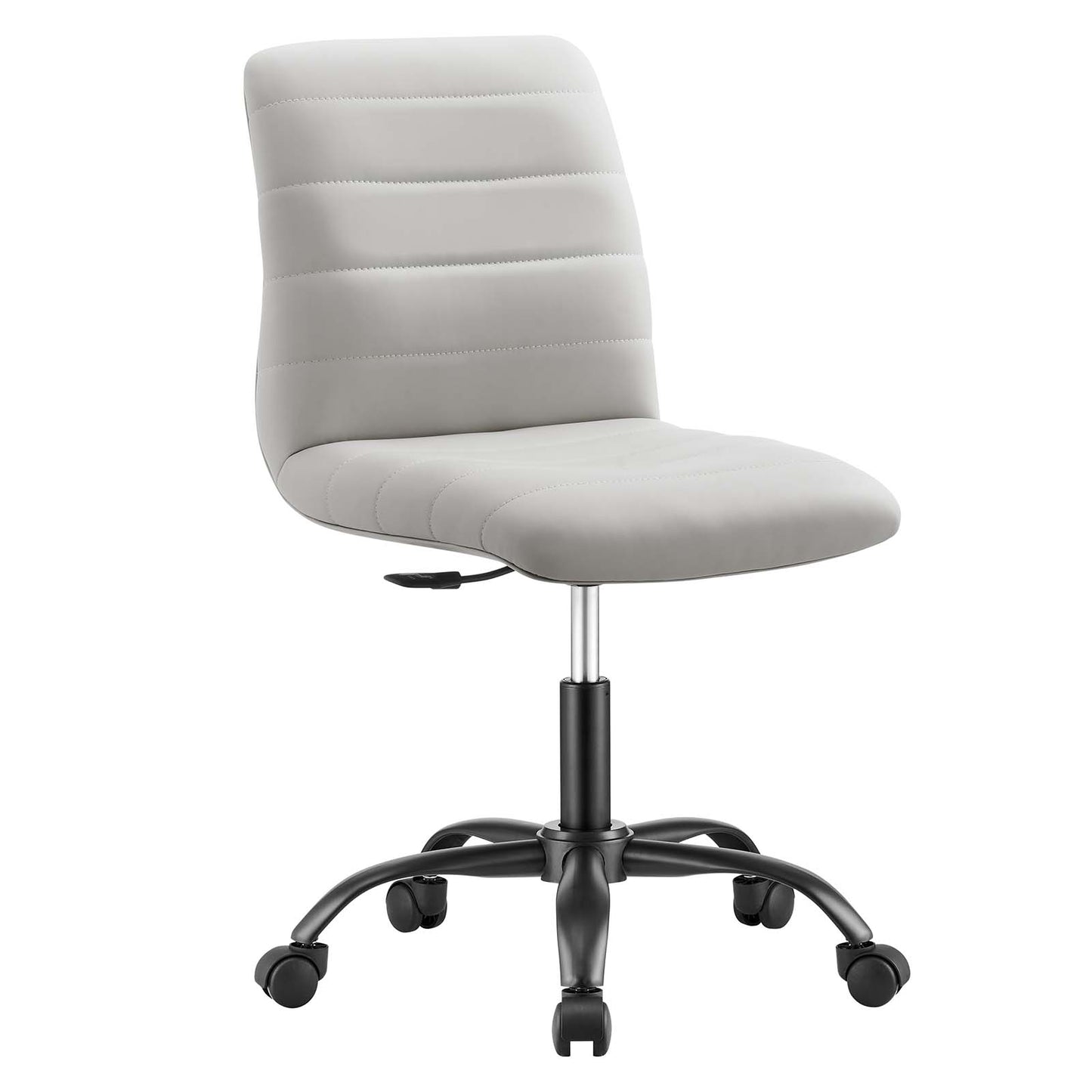 Ripple Armless Vegan Leather Office Chair By Modway - EEI-4974 | Office Chairs | Modishstore - 2