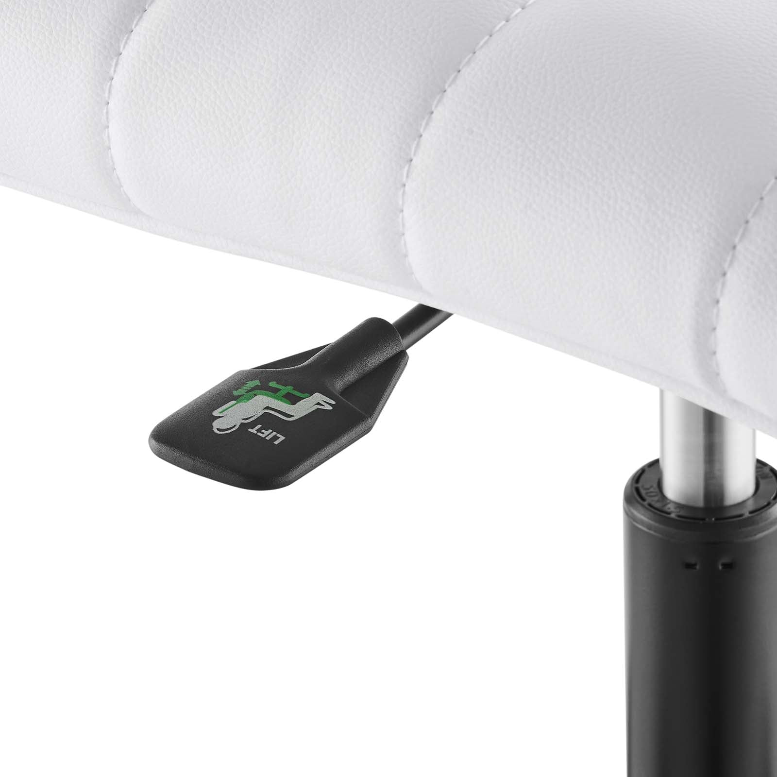 Ripple Armless Vegan Leather Office Chair By Modway - EEI-4974 | Office Chairs | Modishstore - 21