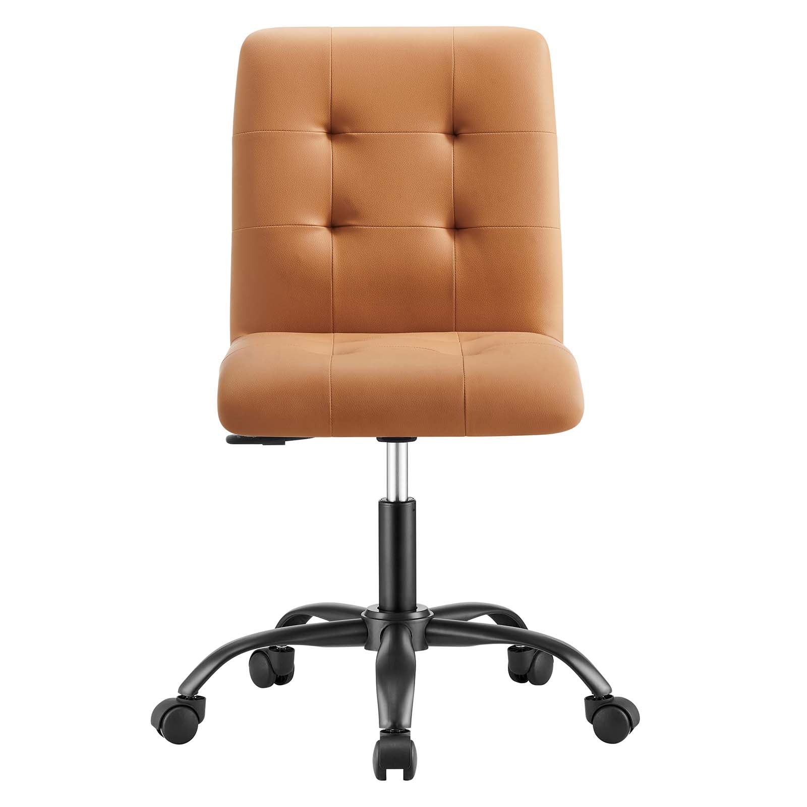 Prim Armless Vegan Leather Office Chair By Modway - EEI-4975 | Office Chairs | Modishstore - 12
