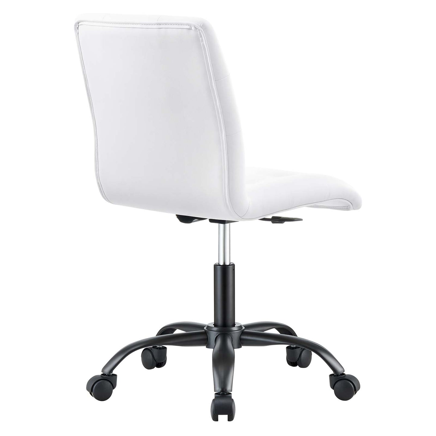 Prim Armless Vegan Leather Office Chair By Modway - EEI-4975 | Office Chairs | Modishstore - 19
