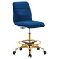 Ripple Armless Performance Velvet Drafting Chair By Modway - EEI-4976 | Office Chairs | Modishstore - 33