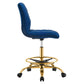 Ripple Armless Performance Velvet Drafting Chair By Modway - EEI-4976 | Office Chairs | Modishstore - 34