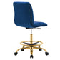 Ripple Armless Performance Velvet Drafting Chair By Modway - EEI-4976 | Office Chairs | Modishstore - 35
