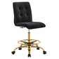 Prim Armless Performance Velvet Drafting Chair By Modway - EEI-4977 | Office Chairs | Modishstore - 2