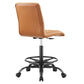Prim Armless Vegan Leather Drafting Chair By Modway - EEI-4979 | Office Chairs | Modishstore - 11