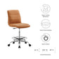 Ripple Armless Vegan Leather Drafting Chair By Modway - EEI-4980 | Office Chairs | Modishstore - 31