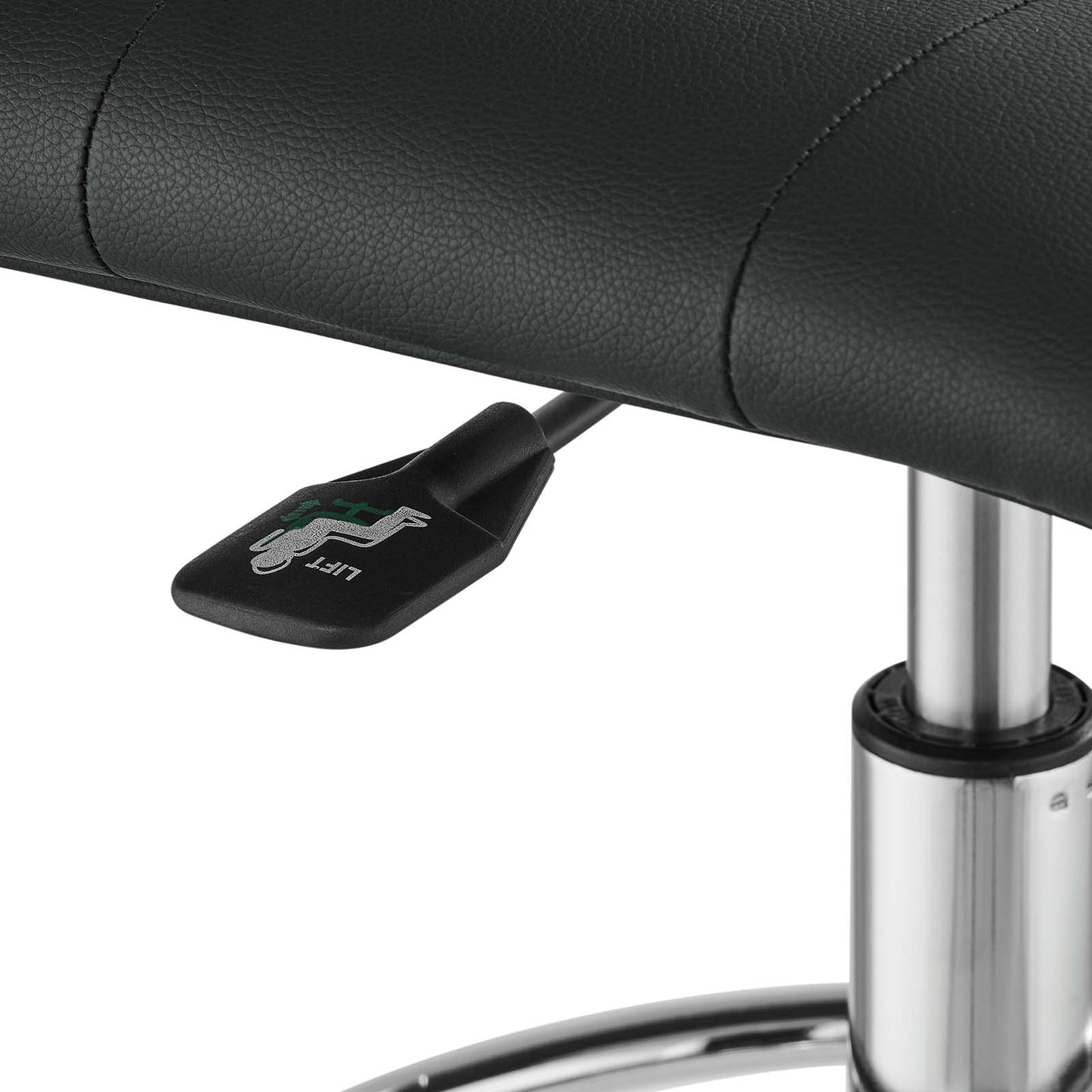 Prim Armless Vegan Leather Drafting Chair By Modway - EEI-4981 | Office Chairs | Modishstore - 6