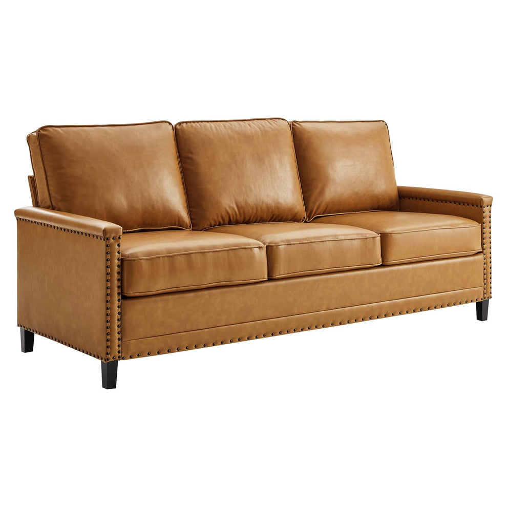 Modway Ashton Vegan Leather Sofa - EEI-4984 | Sofas | Modishstore - 2