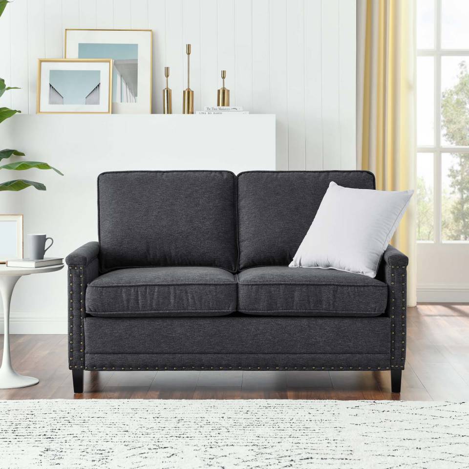 Modway Ashton Upholstered Fabric Loveseat - EEI-4985 | Loveseats | Modishstore - 9