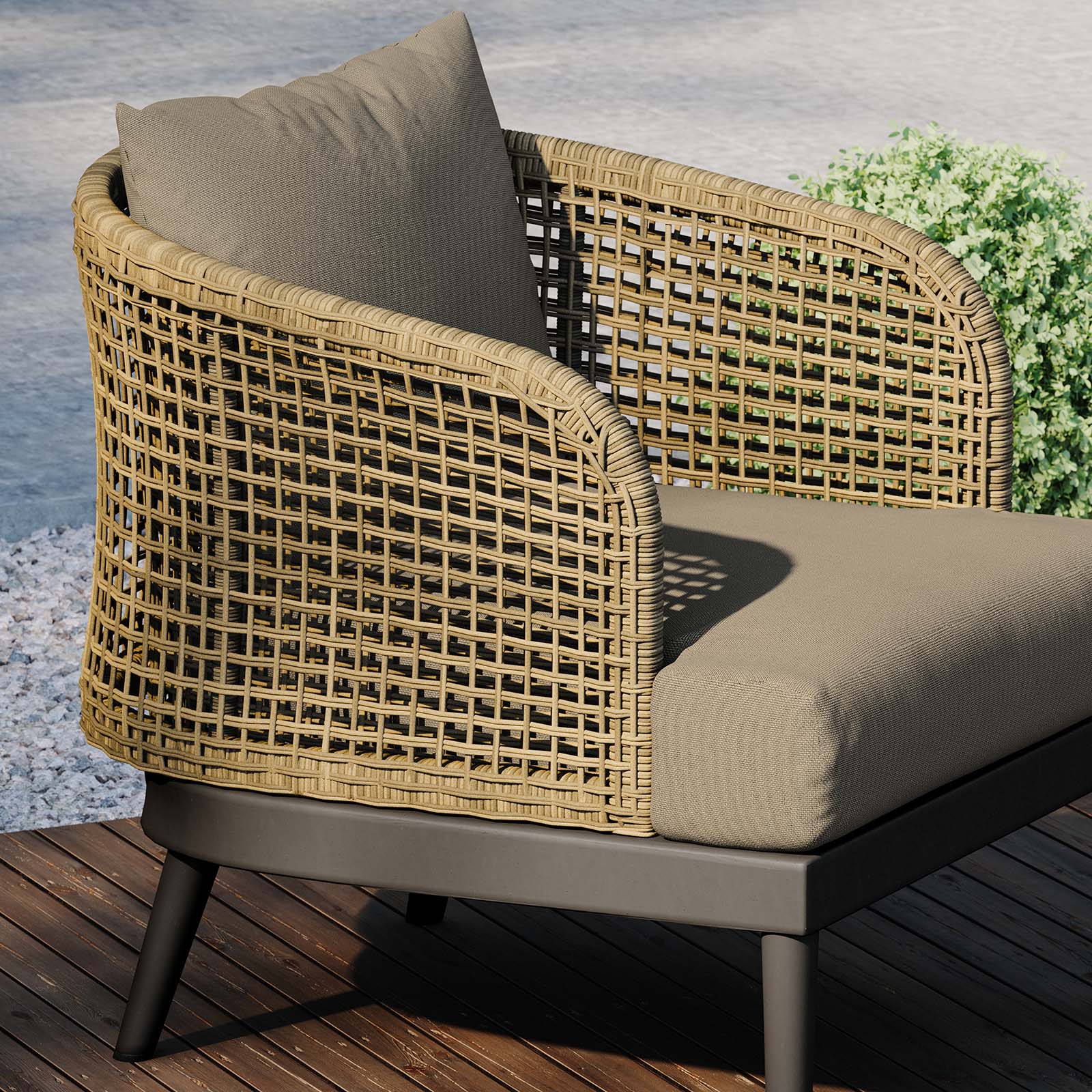 Meadow Outdoor Patio Armchair By Modway - EEI-4986 | Outdoor Chairs | Modishstore - 7