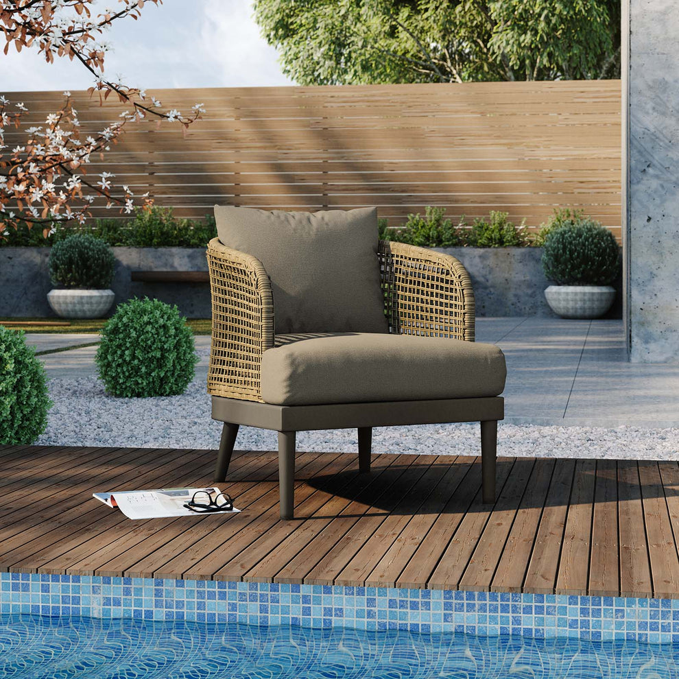 Meadow Outdoor Patio Armchair By Modway - EEI-4986 | Outdoor Chairs | Modishstore - 1
