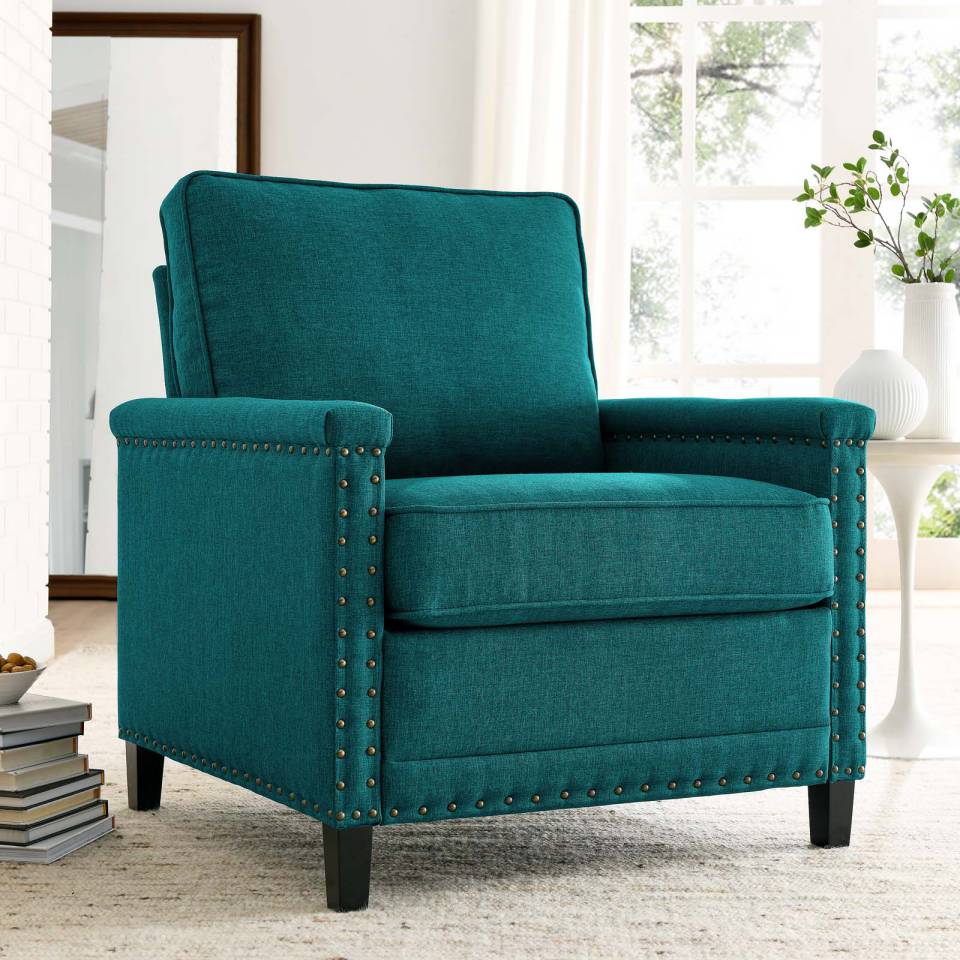 Modway Ashton Upholstered Fabric Armchair - EEI-4988 | Armchairs | Modishstore - 17