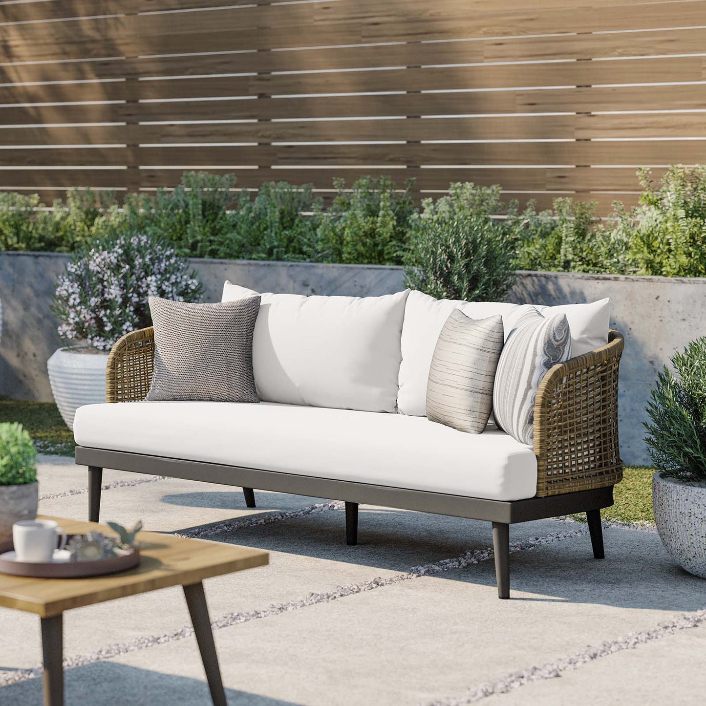 Meadow Outdoor Patio Sofa By Modway - EEI-4989 | Outdoor Sofas, Loveseats & Sectionals | Modishstore - 14