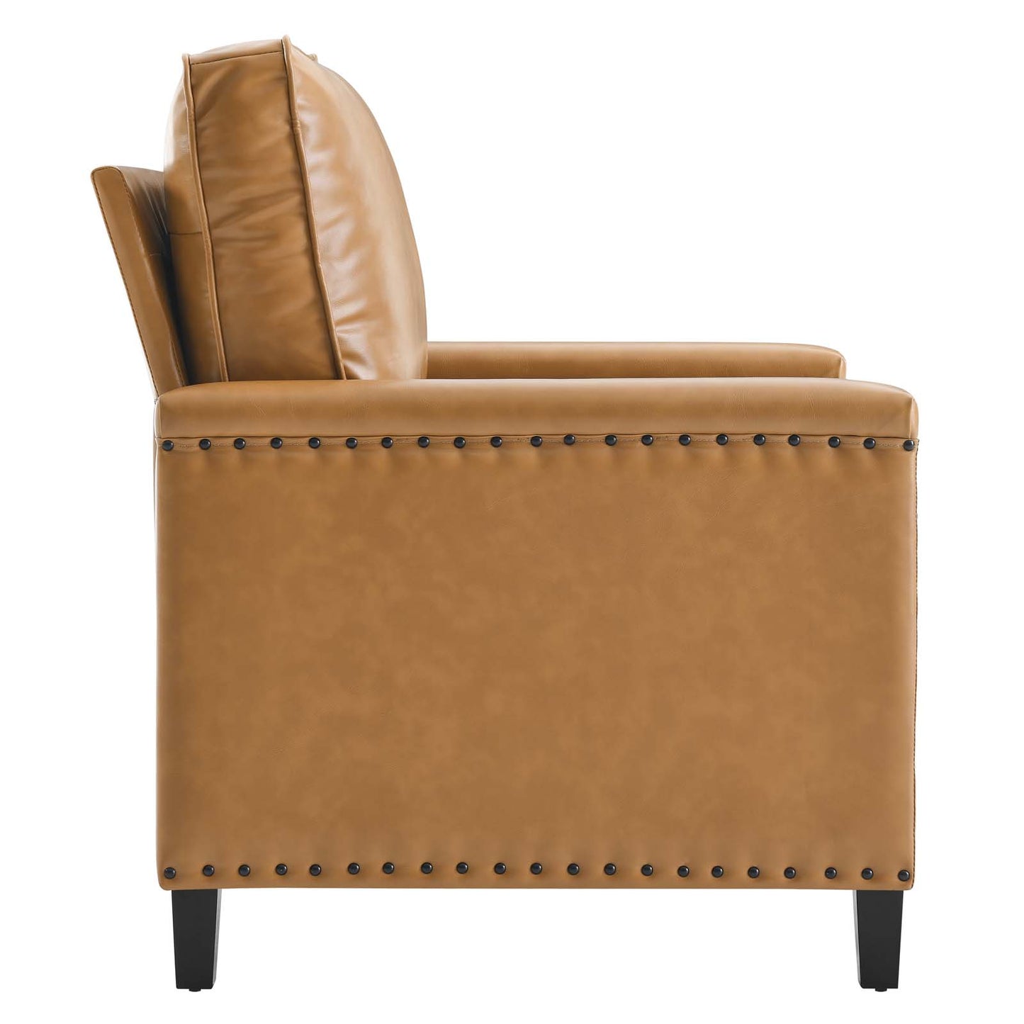 Modway Ashton Vegan Leather Armchair - EEI-4990 | Armchairs | Modishstore - 3