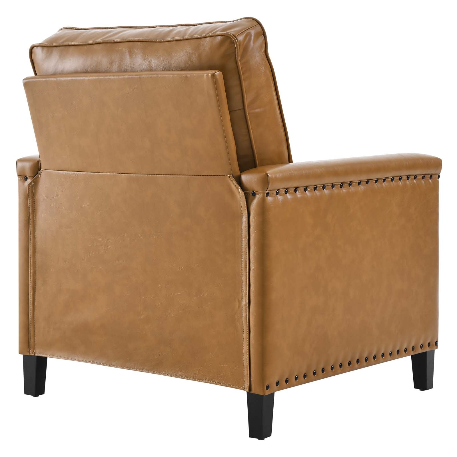 Modway Ashton Vegan Leather Armchair - EEI-4990 | Armchairs | Modishstore - 4