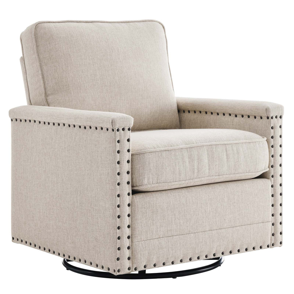 Modway Ashton Upholstered Fabric Swivel Chair - EEI-4991 | Sofas | Modishstore - 6
