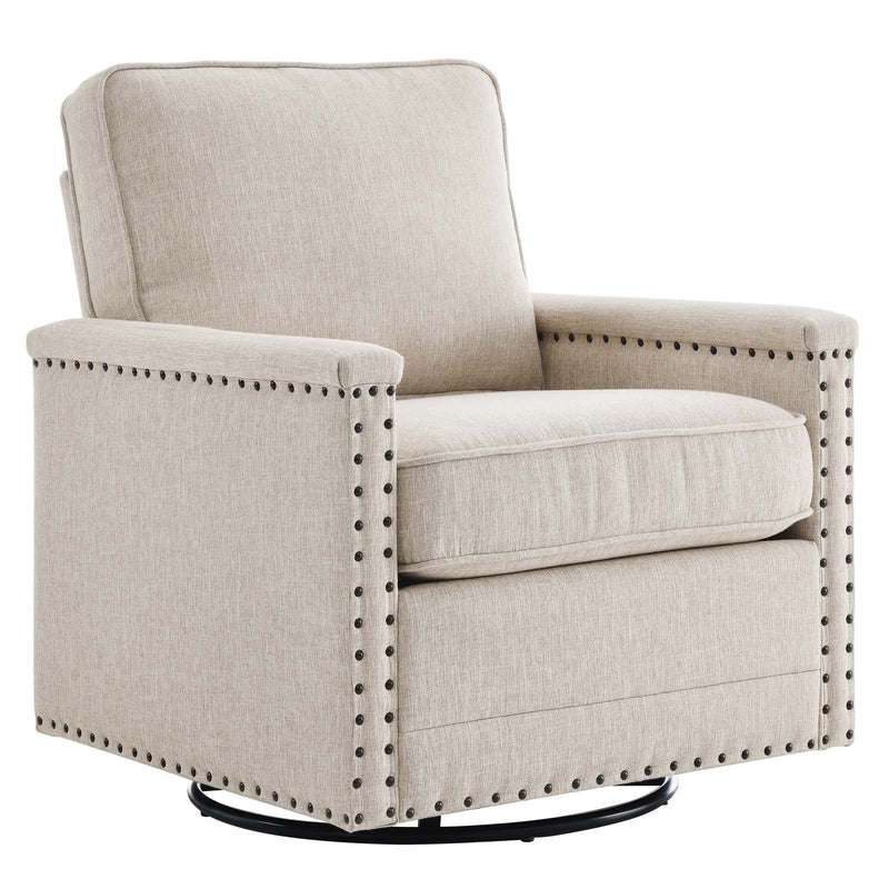 Modway Ashton Upholstered Fabric Swivel Chair | Sofas | Modishstore-6