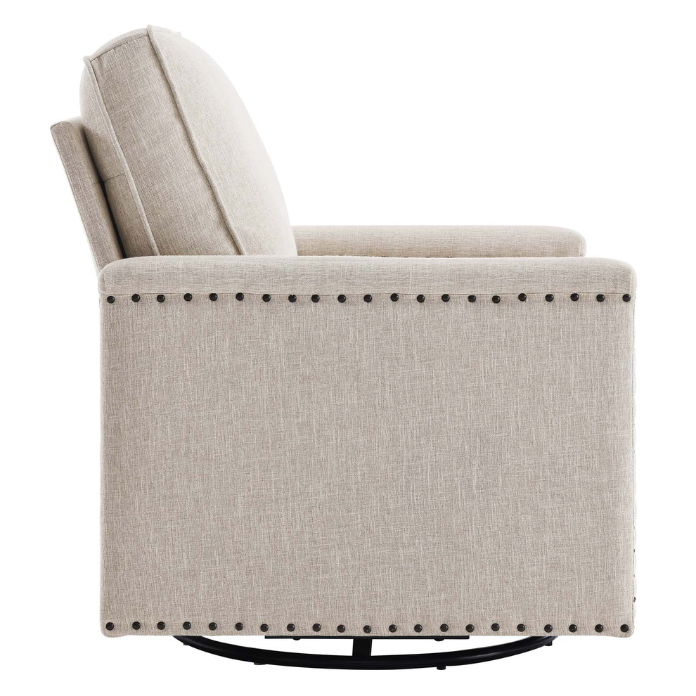 Modway Ashton Upholstered Fabric Swivel Chair - EEI-4991 | Sofas | Modishstore - 7