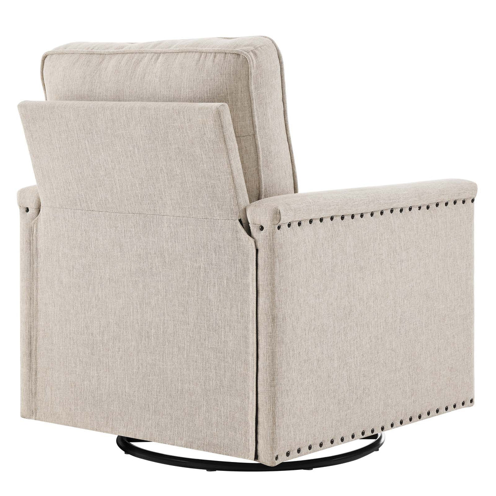 Modway Ashton Upholstered Fabric Swivel Chair - EEI-4991 | Sofas | Modishstore - 8