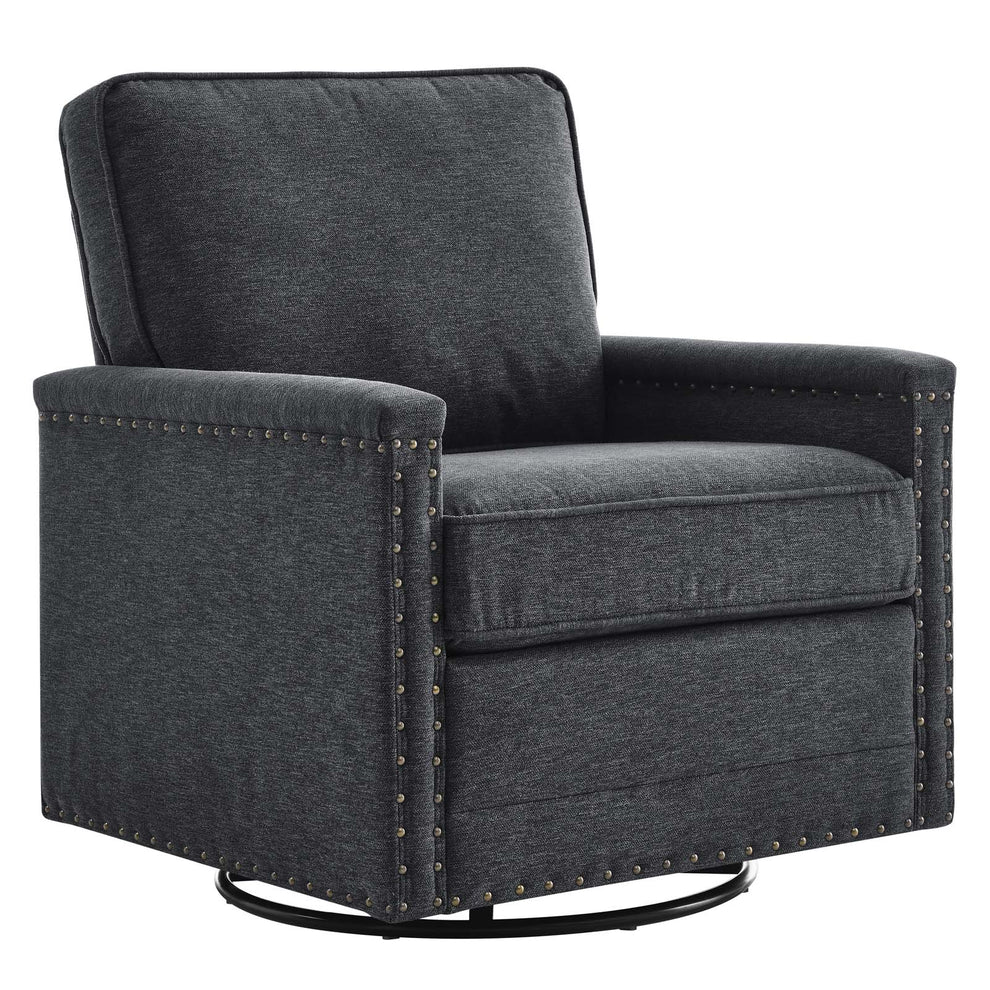 Modway Ashton Upholstered Fabric Swivel Chair - EEI-4991 | Sofas | Modishstore - 10