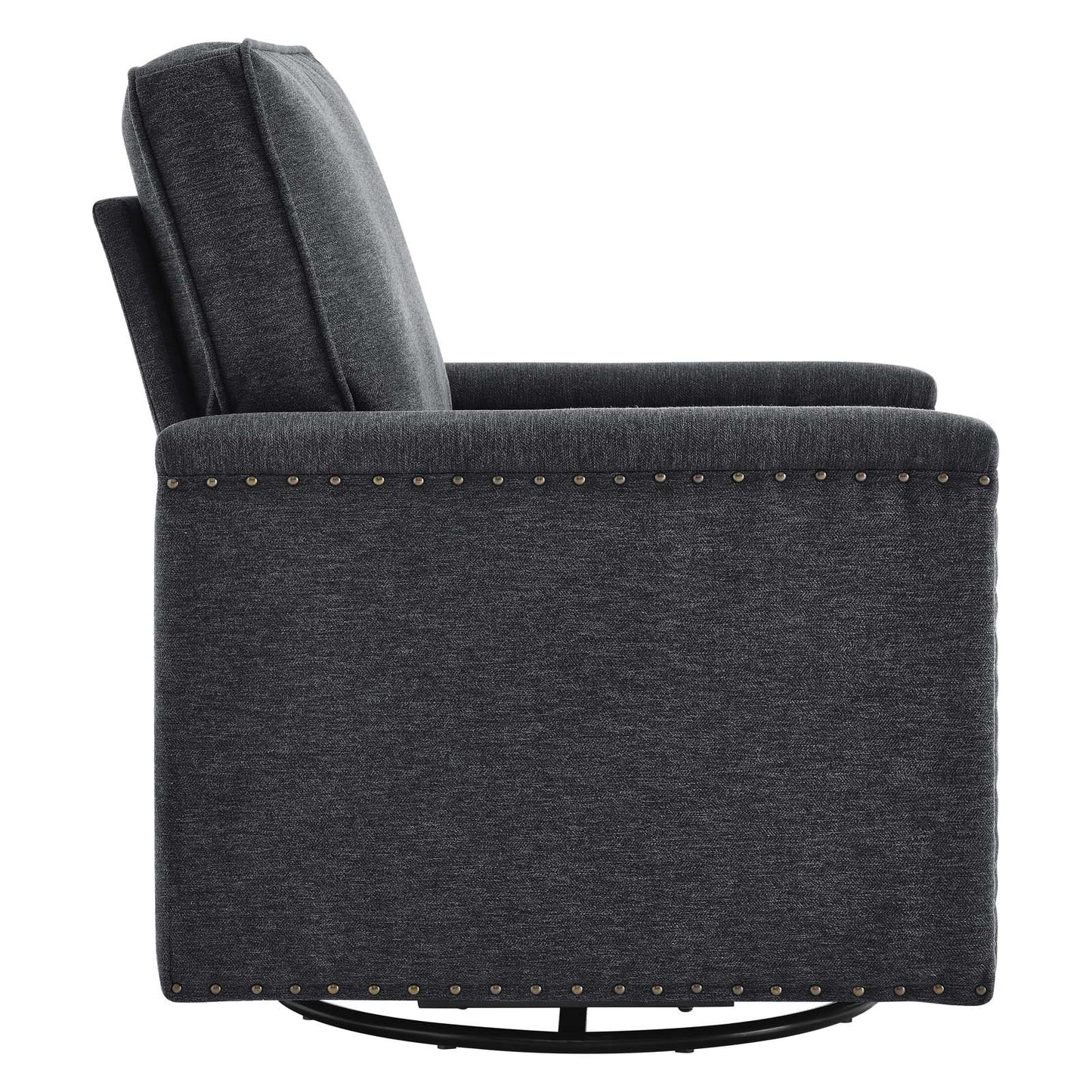 Modway Ashton Upholstered Fabric Swivel Chair | Sofas | Modishstore-11