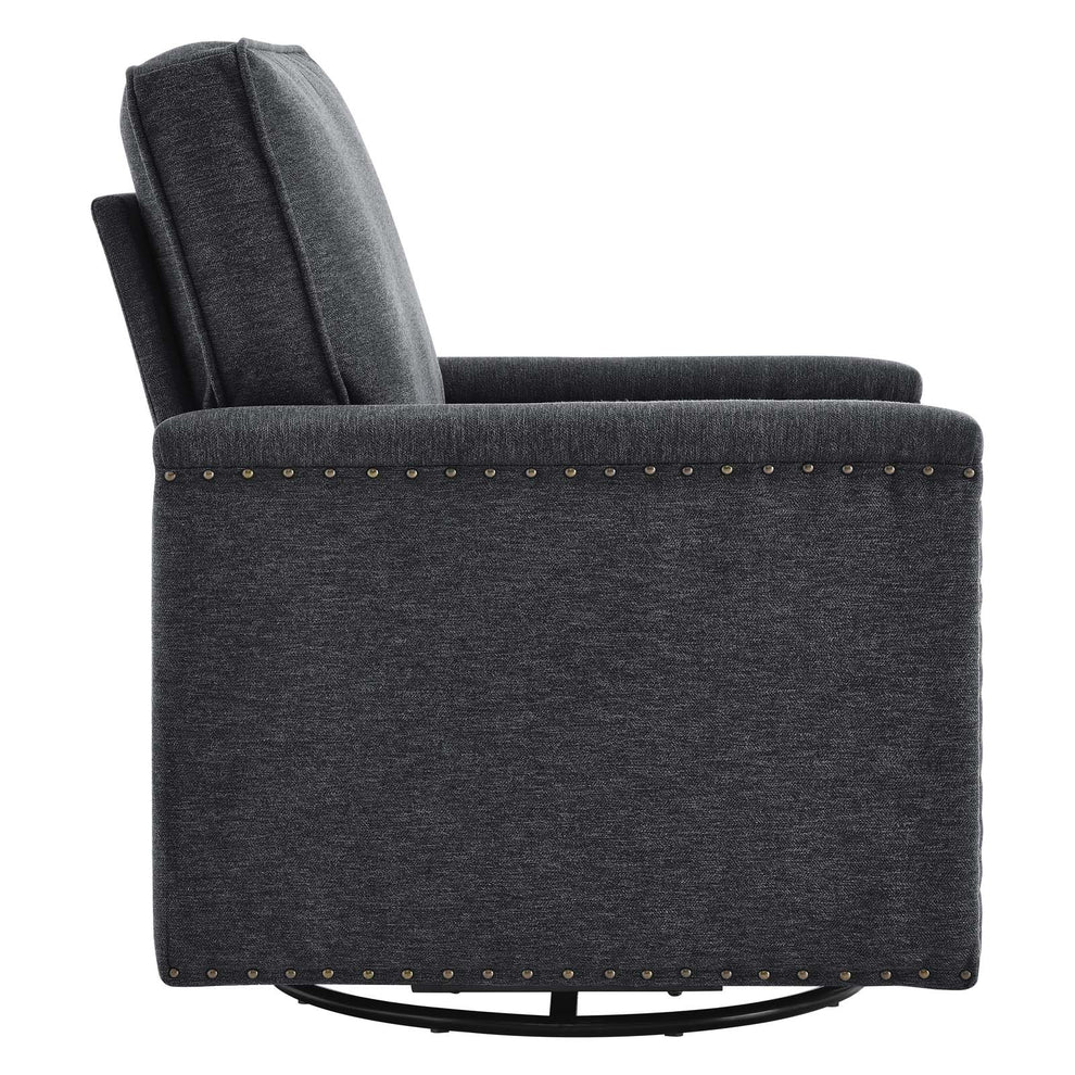 Modway Ashton Upholstered Fabric Swivel Chair - EEI-4991 | Sofas | Modishstore - 11