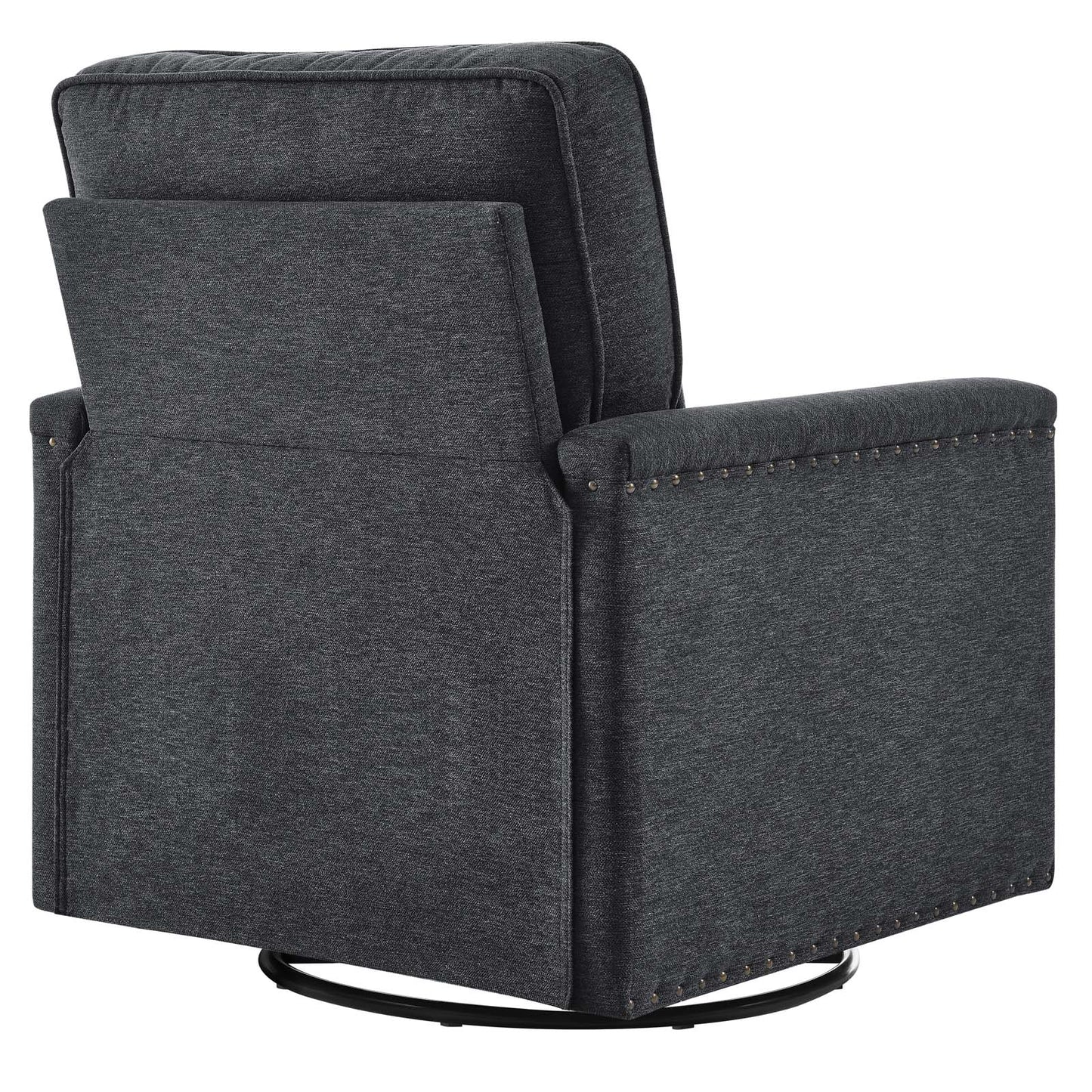 Modway Ashton Upholstered Fabric Swivel Chair | Sofas | Modishstore-12