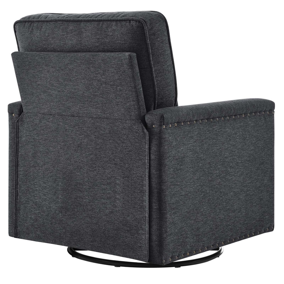 Modway Ashton Upholstered Fabric Swivel Chair - EEI-4991 | Sofas | Modishstore - 12