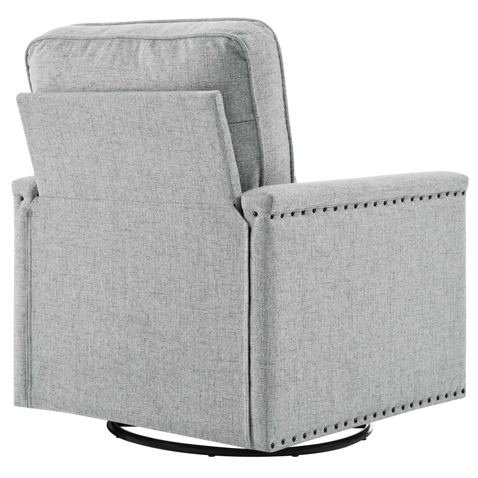 Modway Ashton Upholstered Fabric Swivel Chair | Sofas | Modishstore-17