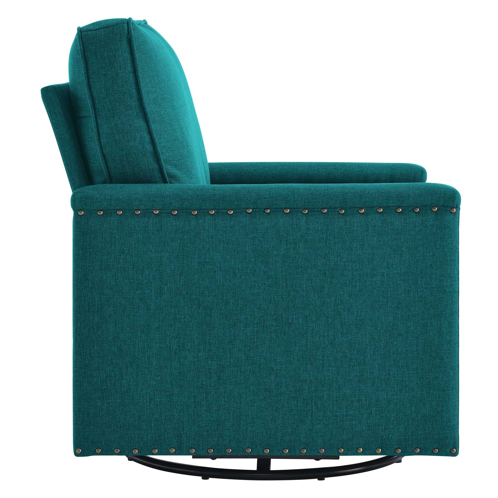Modway Ashton Upholstered Fabric Swivel Chair | Sofas | Modishstore-20