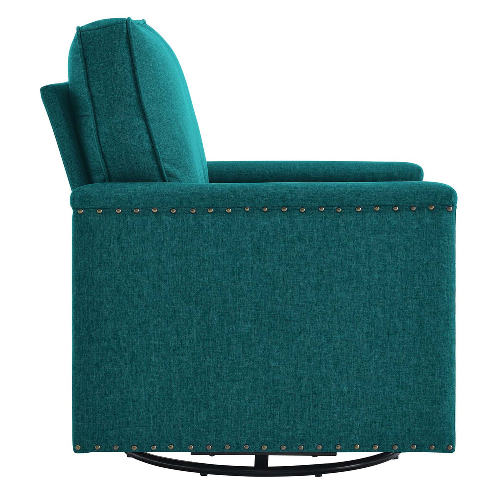 Modway Ashton Upholstered Fabric Swivel Chair - EEI-4991 | Sofas | Modishstore - 20