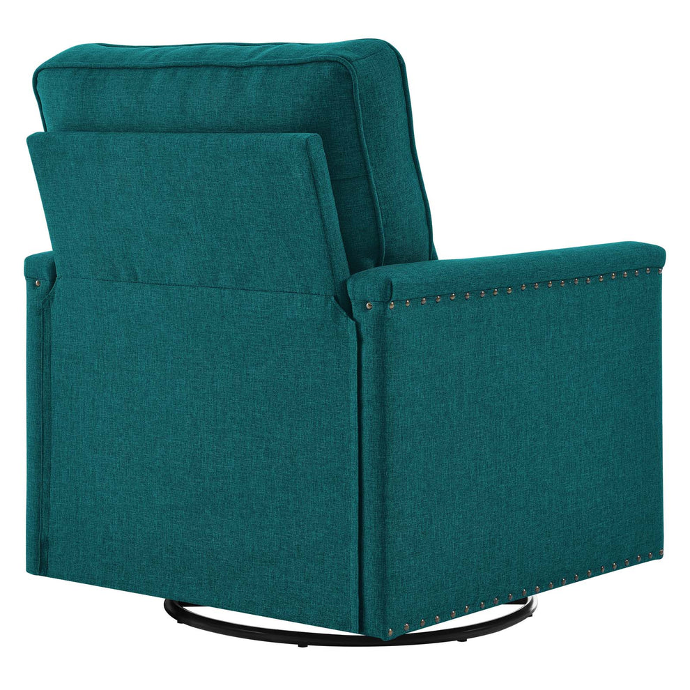 Modway Ashton Upholstered Fabric Swivel Chair - EEI-4991 | Sofas | Modishstore - 21