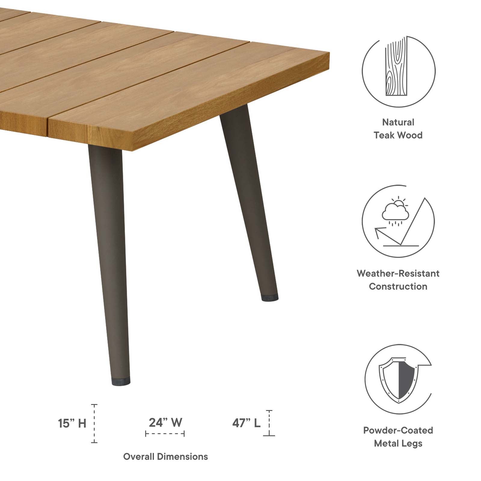 Modway Meadow Coffee Table - Thumbnail 5